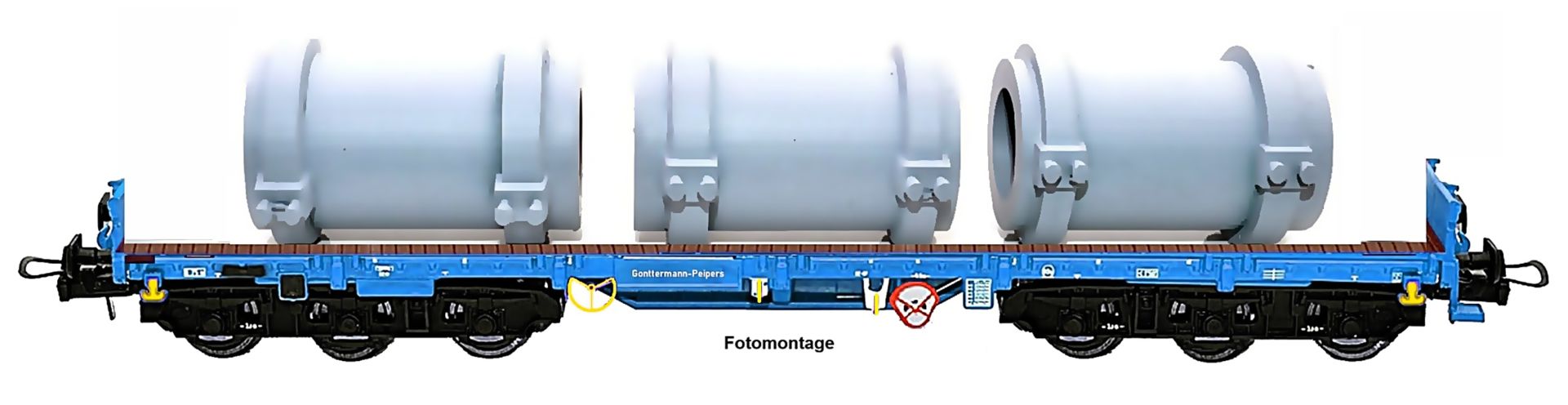 NPE NW 22967 - Schwerlastwagen Salmms 454 Gußkokillen, DBAG, Ep.V