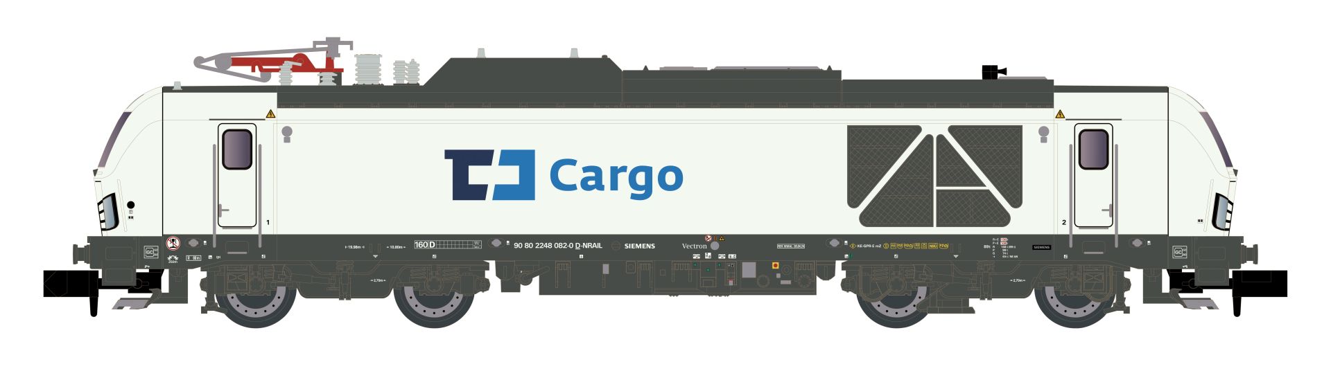 Hobbytrain H3127-S - Zweikraftlok BR 248 Vectron Dual Mode, CD-Cargo, Ep.VI, DC-Sound