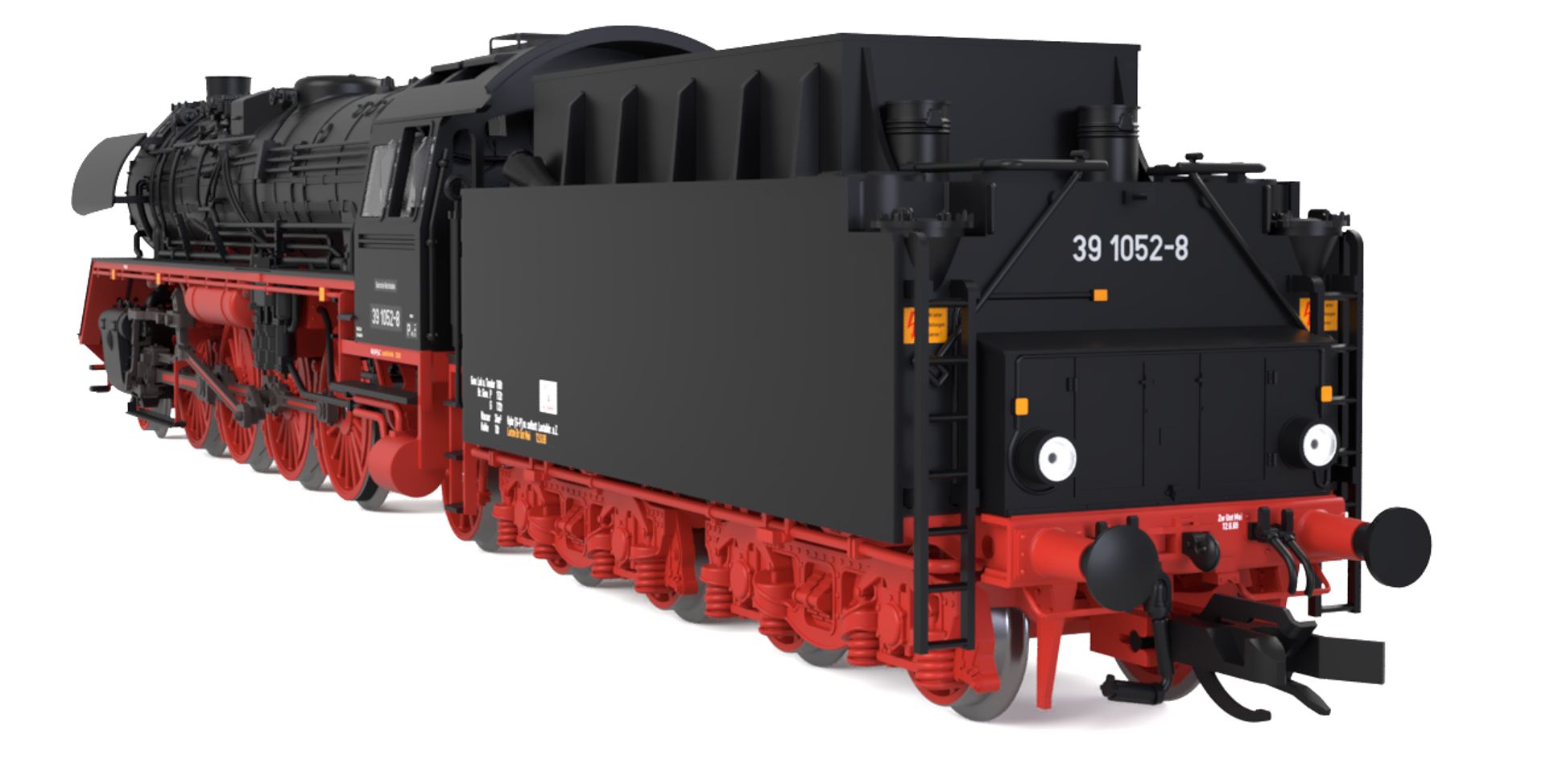 Saxonia 120125 - Dampflok 39 1052-8 mit T34 Tender, DR, Ep.IV, DC-Sound