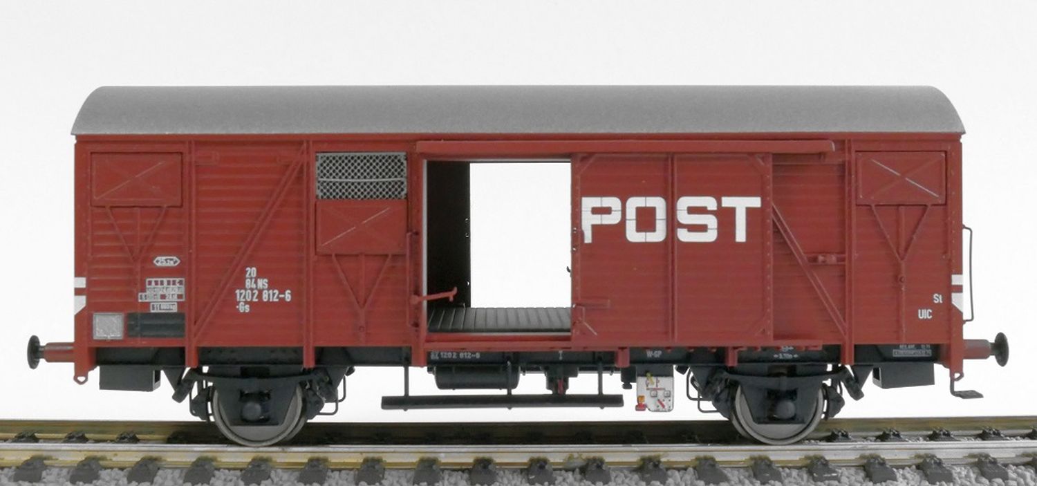 Exact-Train EX20915 - Gedeckter Güterwagen Gs 1410 Post, NS, Ep.IV