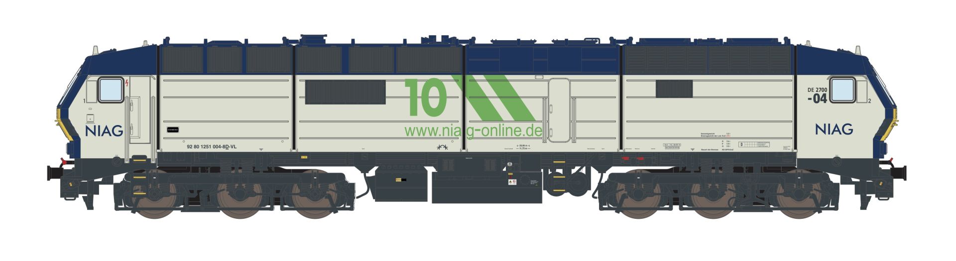 ASM 79501 - Diesellok DE2700, NIAG, Ep.V, AC-Digital