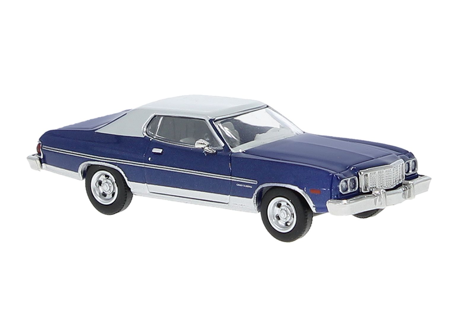 Brekina 19731 - Ford Gran Torino blau/lichtgrau