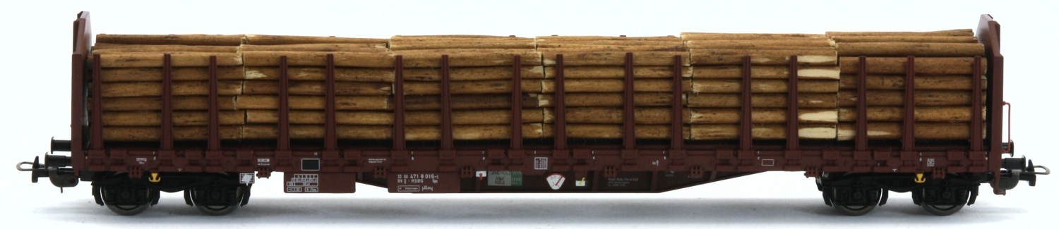 Piko 58216 - Zugset mit BR 232 WFL und 3 Holzwagen Roos-t642, Ep.VI, AC-Sound