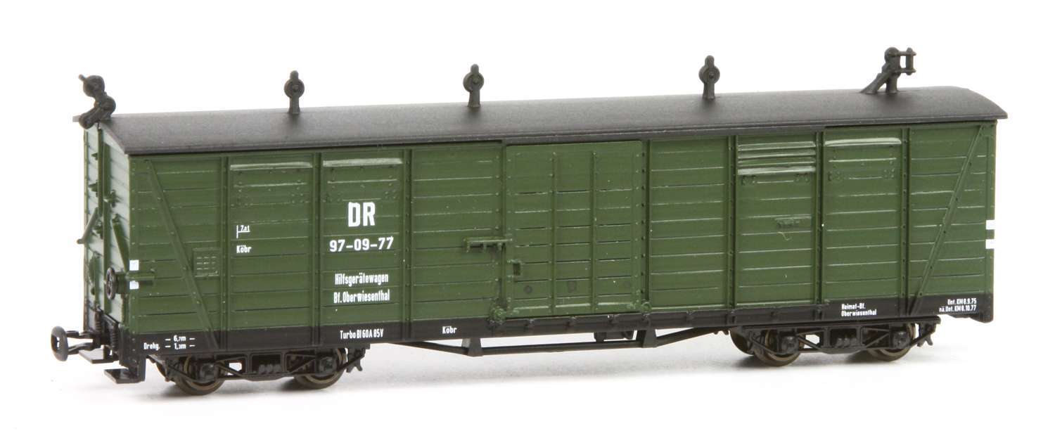 Technomodell 54422 - Bahndienstwagen, DR, Ep.III-IV als Hilfsgerätewagen Oberwiesenthal