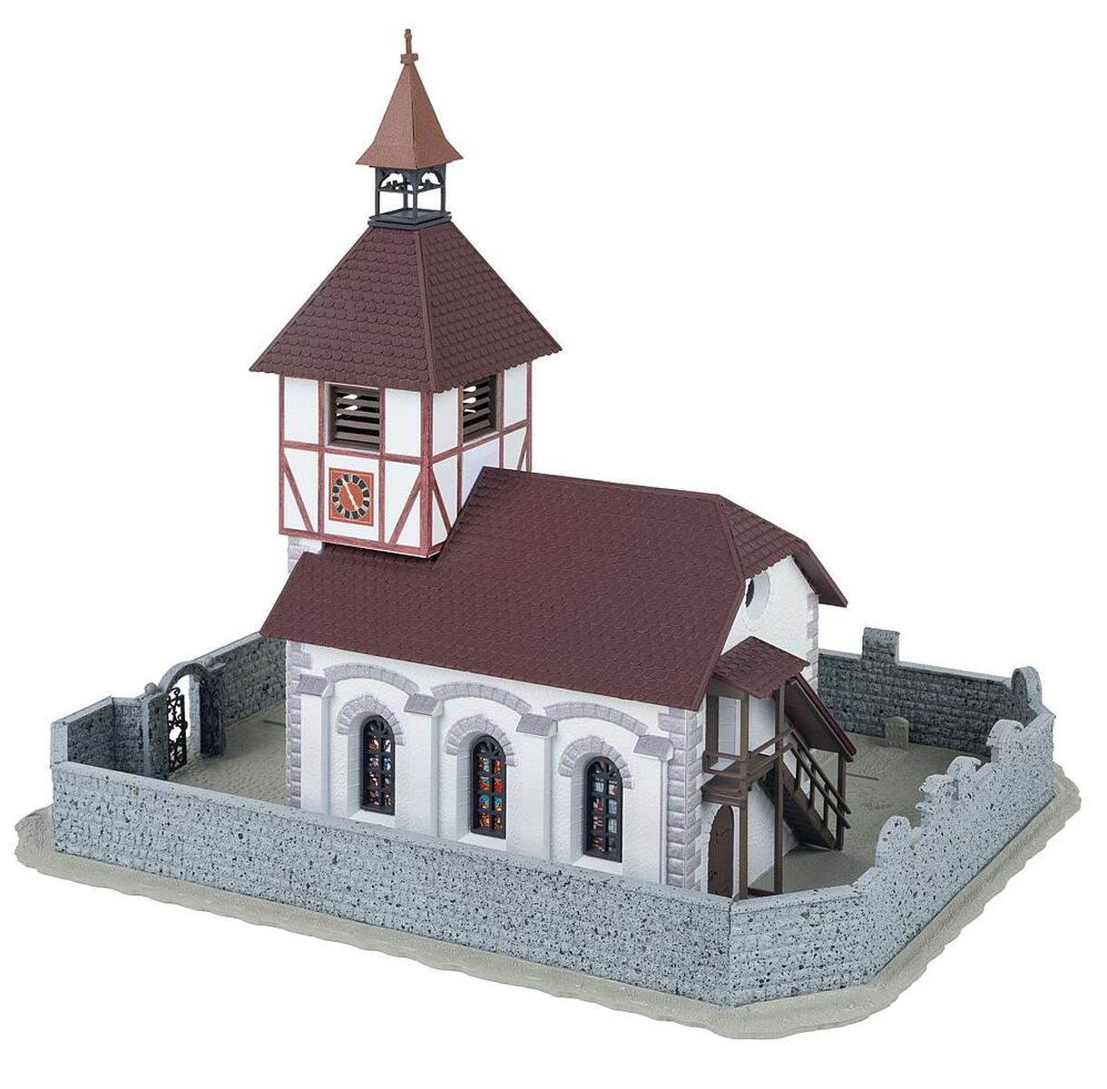 Faller 130679 - Dorfkirche mit Kirchhof