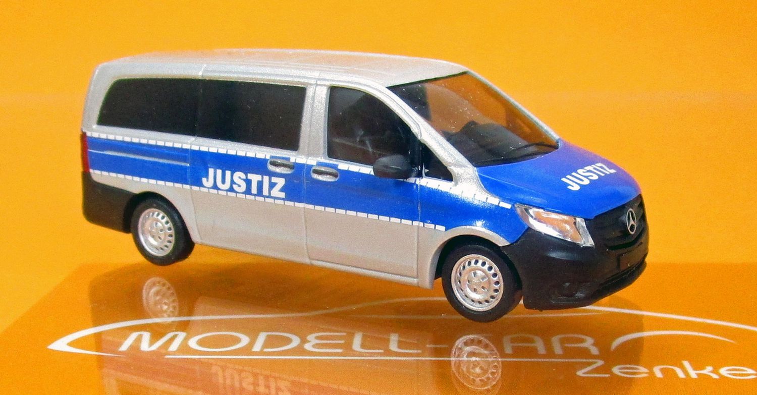 Busch 03-289 - Mercedes Vito Justiz Sachsen Gefangenentransporter