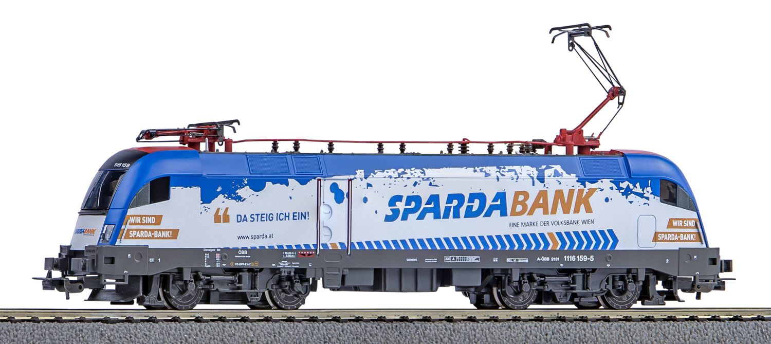 Piko 57826 - E-Lok 'Taurus' Rh 1116, ÖBB, Ep.VI 'Sparda Bank', AC-Digital Piko 57826 - E-Lok 'Taurus' Rh 1116, ÖBB, Ep.VI 'Sparda Bank', AC-Digital