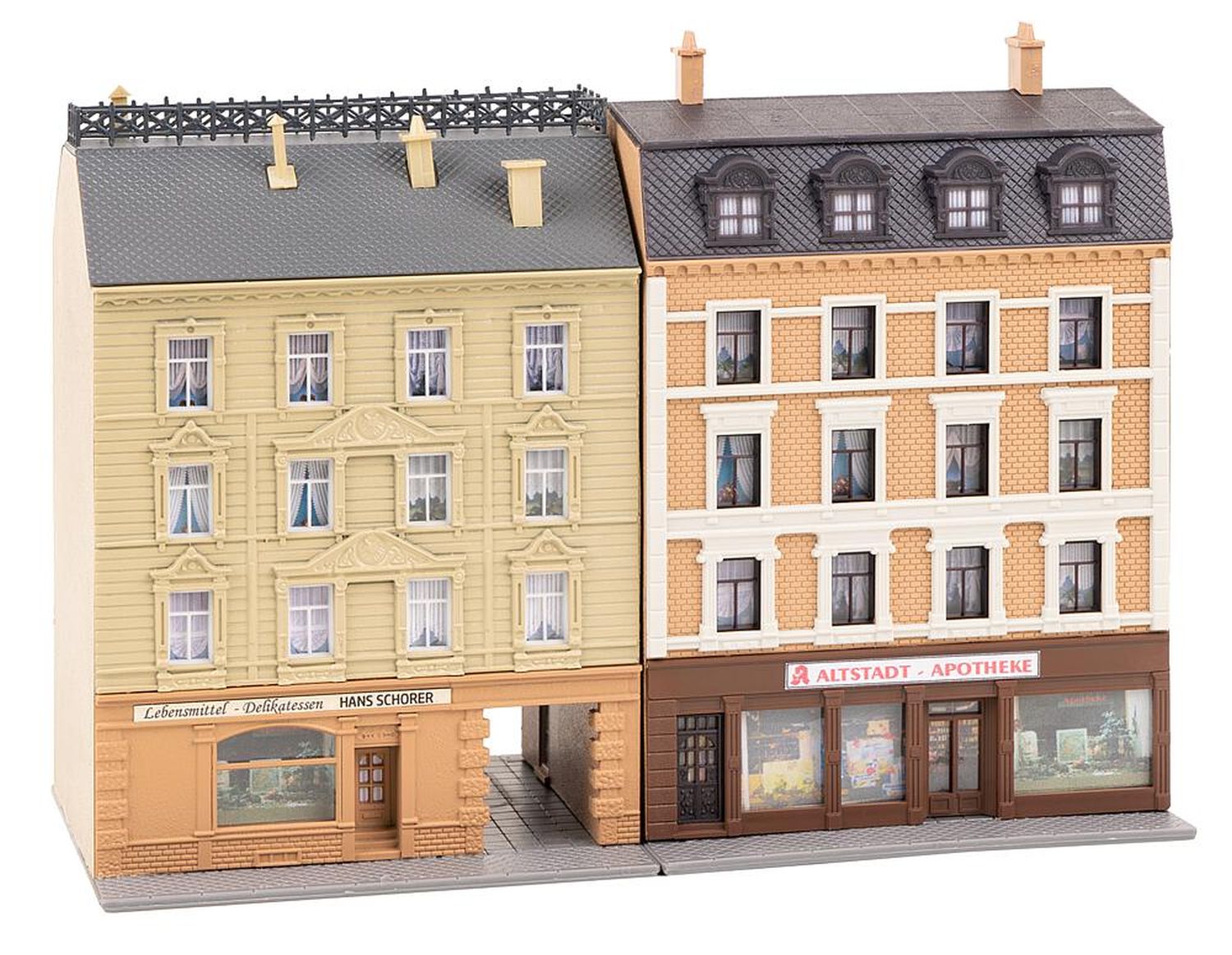 Faller 232384 - Stadthäuser mit Apotheke und Delikatessenhandel Faller 232384 - Stadthäuser mit Apotheke und Delikatessenhandel