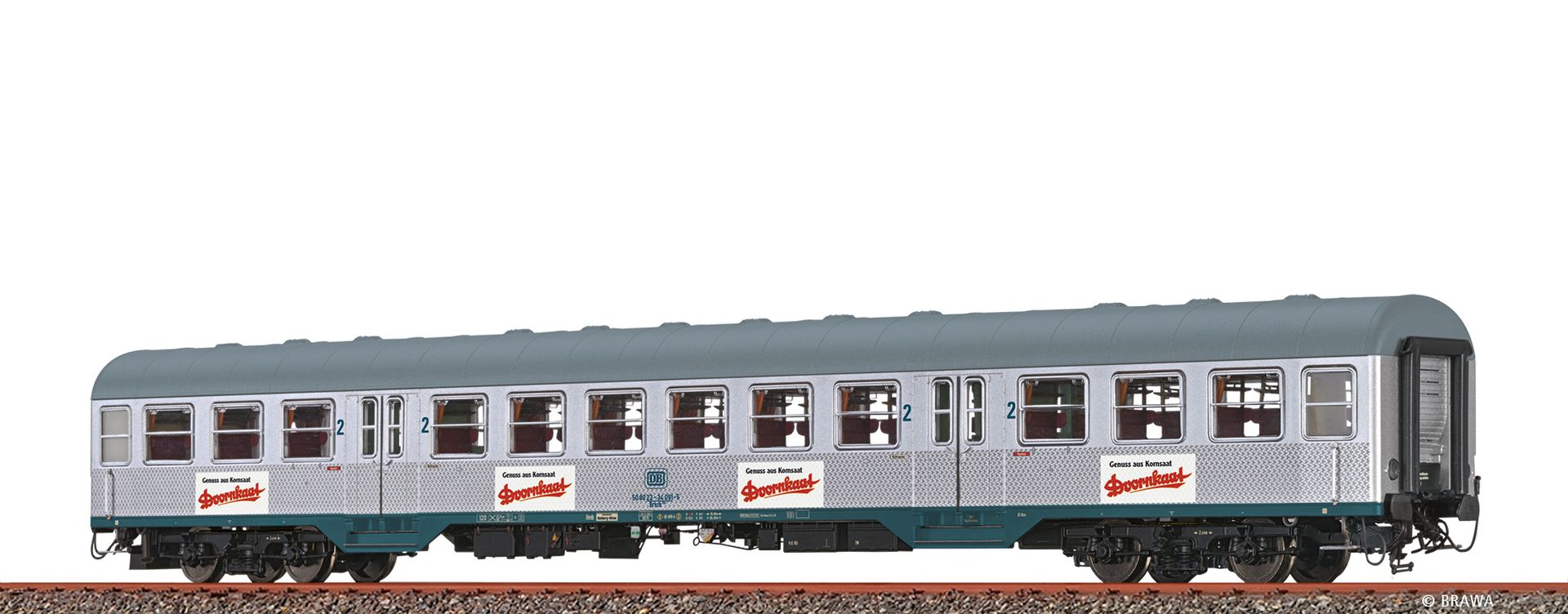 Brawa 46664 - Personenwagenwagen Brnzb724 "Doornkaat", DB, Ep.IV