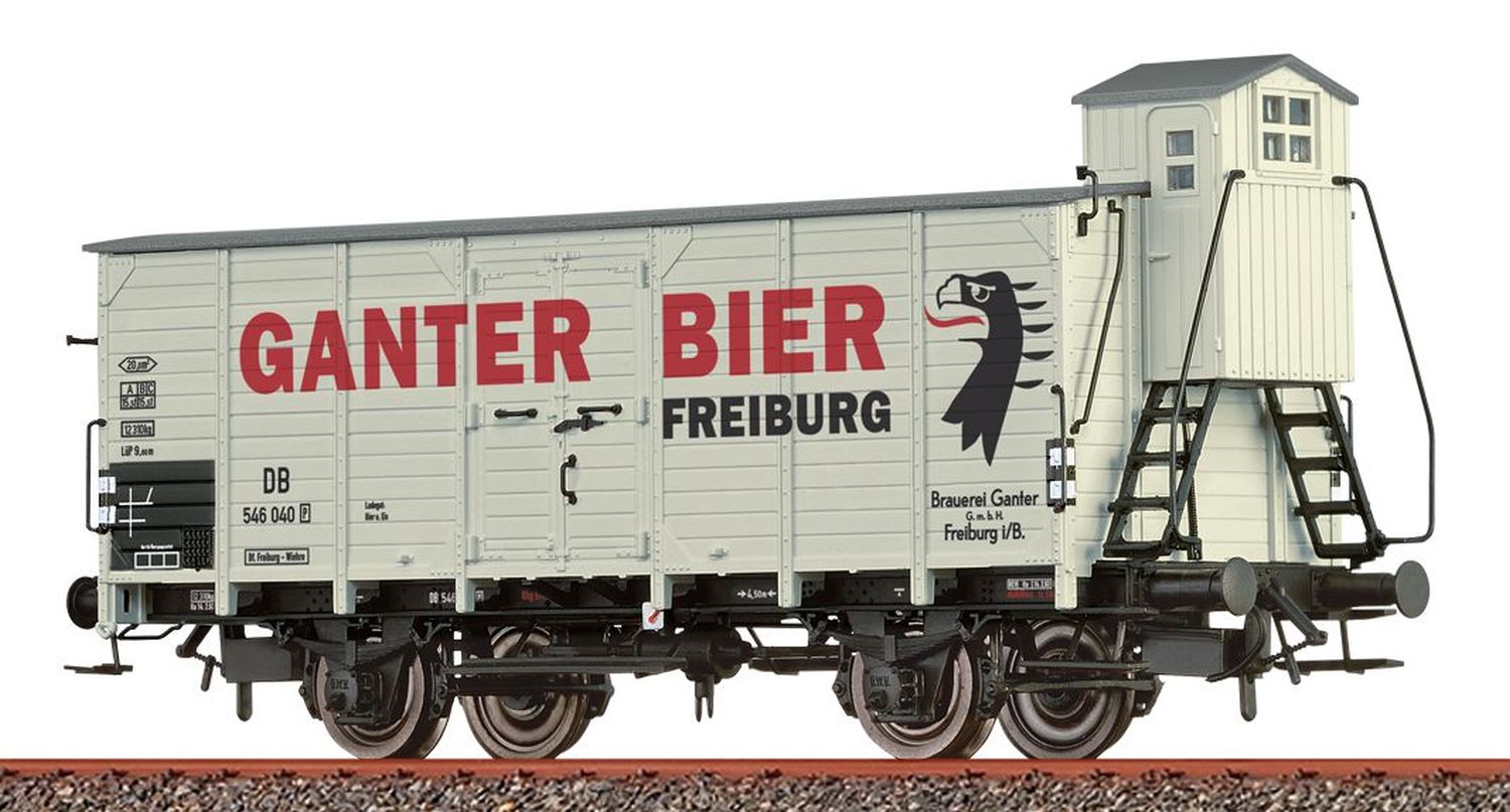 Brawa 49871 - Bierwagen, DB, Ep.III 'Ganter Bier Freiburg'