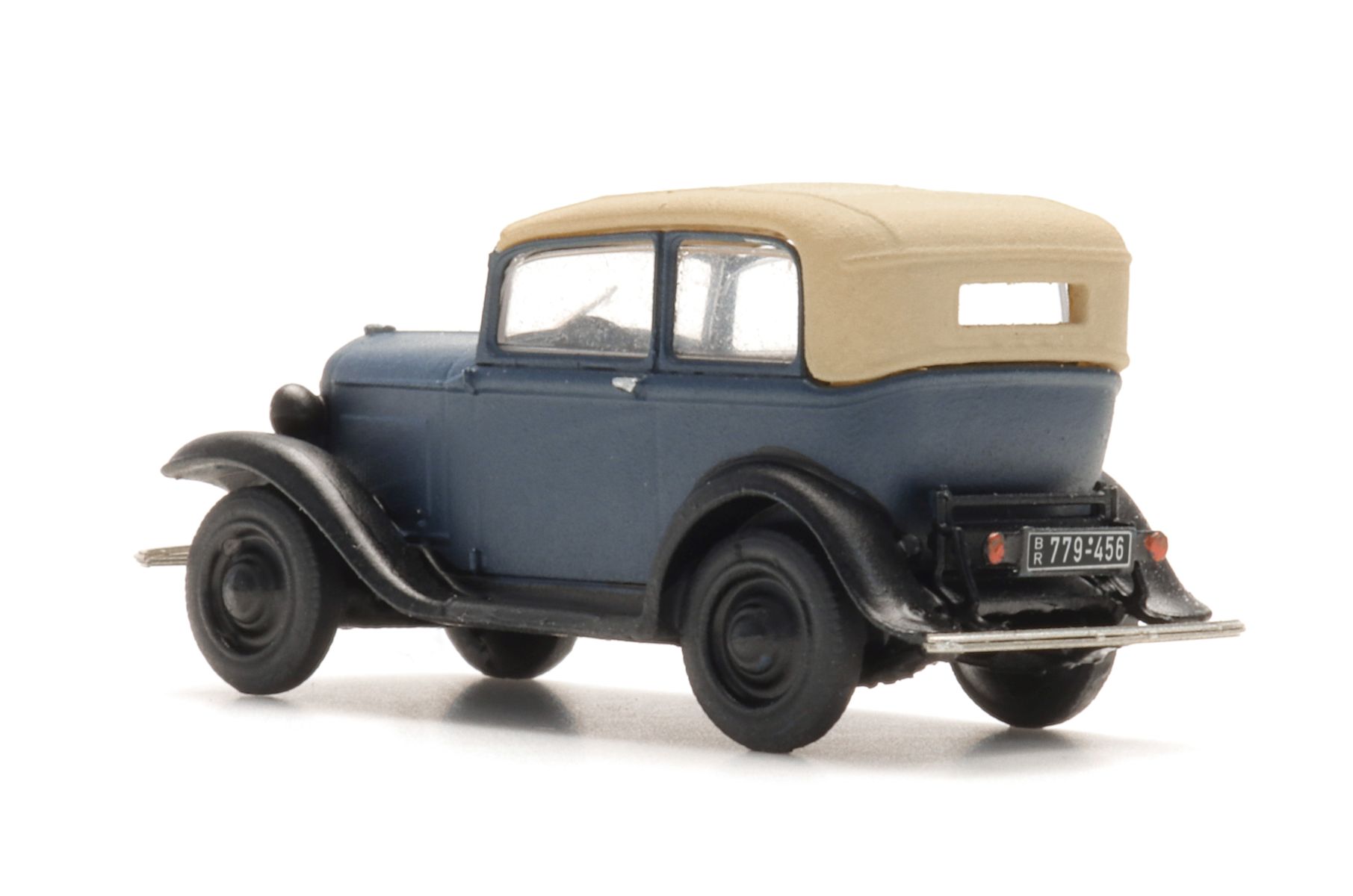 Artitec 312.046 - Opel P4, Dach geschlossen, blau