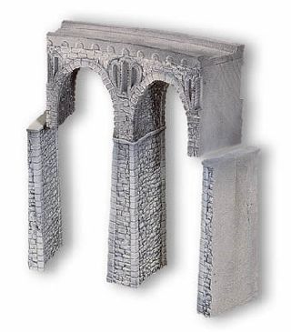 Noch 58664 - Bruchsteinviadukt, gebogen, R360mm 30' Noch 58664 - Bruchsteinviadukt, gebogen, R360mm 30'