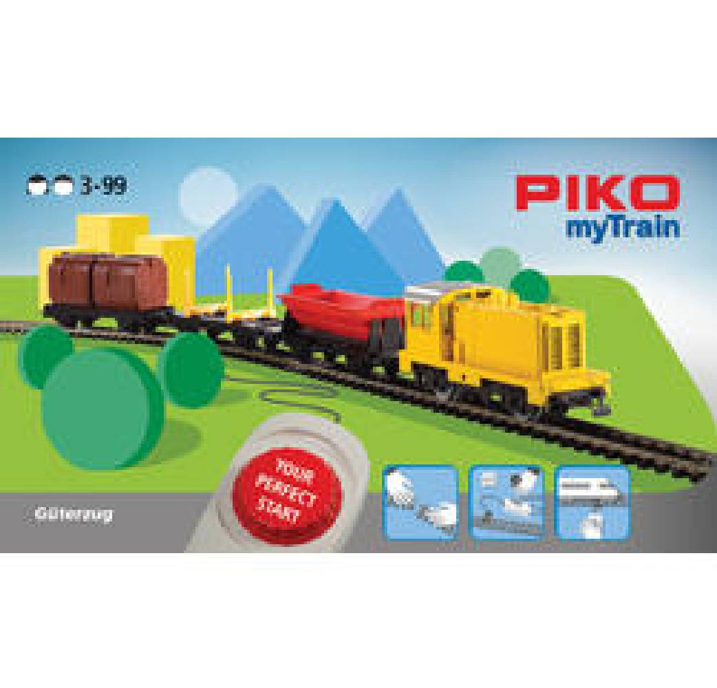 Piko 57090 - Analoges Startset 'myTrain' mit Diesellok und Güterzug