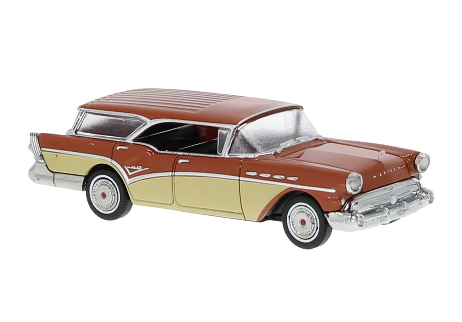 Brekina 18179 - Buick Century Caballero, beige/orange