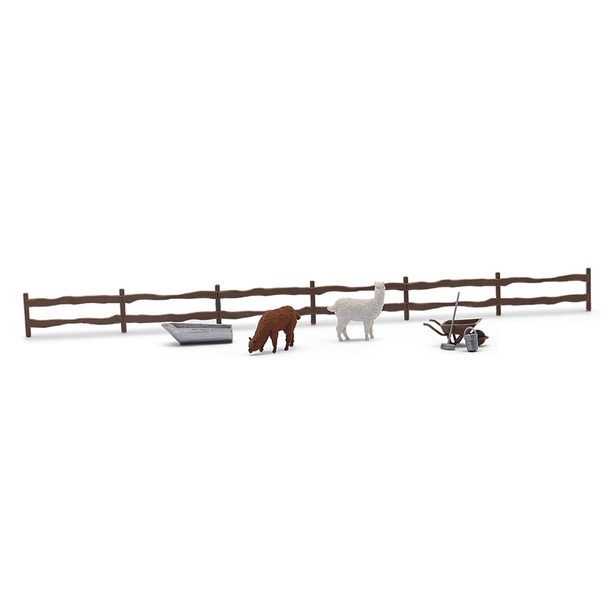 Busch 79861 - Aktion-Set: Alpakas mit Tränke