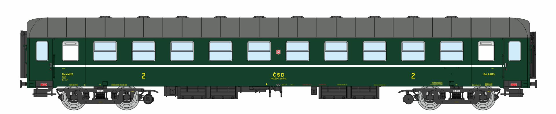 igra 97110061 - Personenwagen Bai Praha, CSD, Ep.III