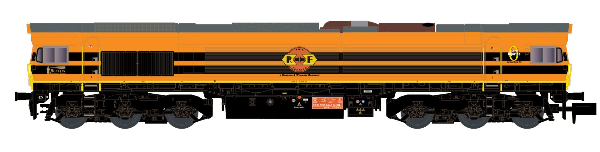 Kato-Lemke K10836S - Diesellok Class 66, RRF, Ep.VI, DC-Sound