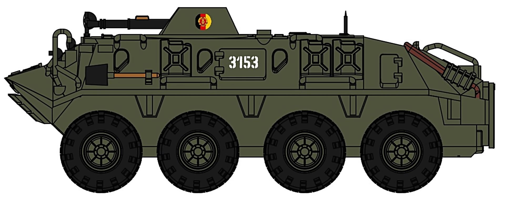 NPE NA 88273 - Schützenpanzer SPW 60 PB NVA