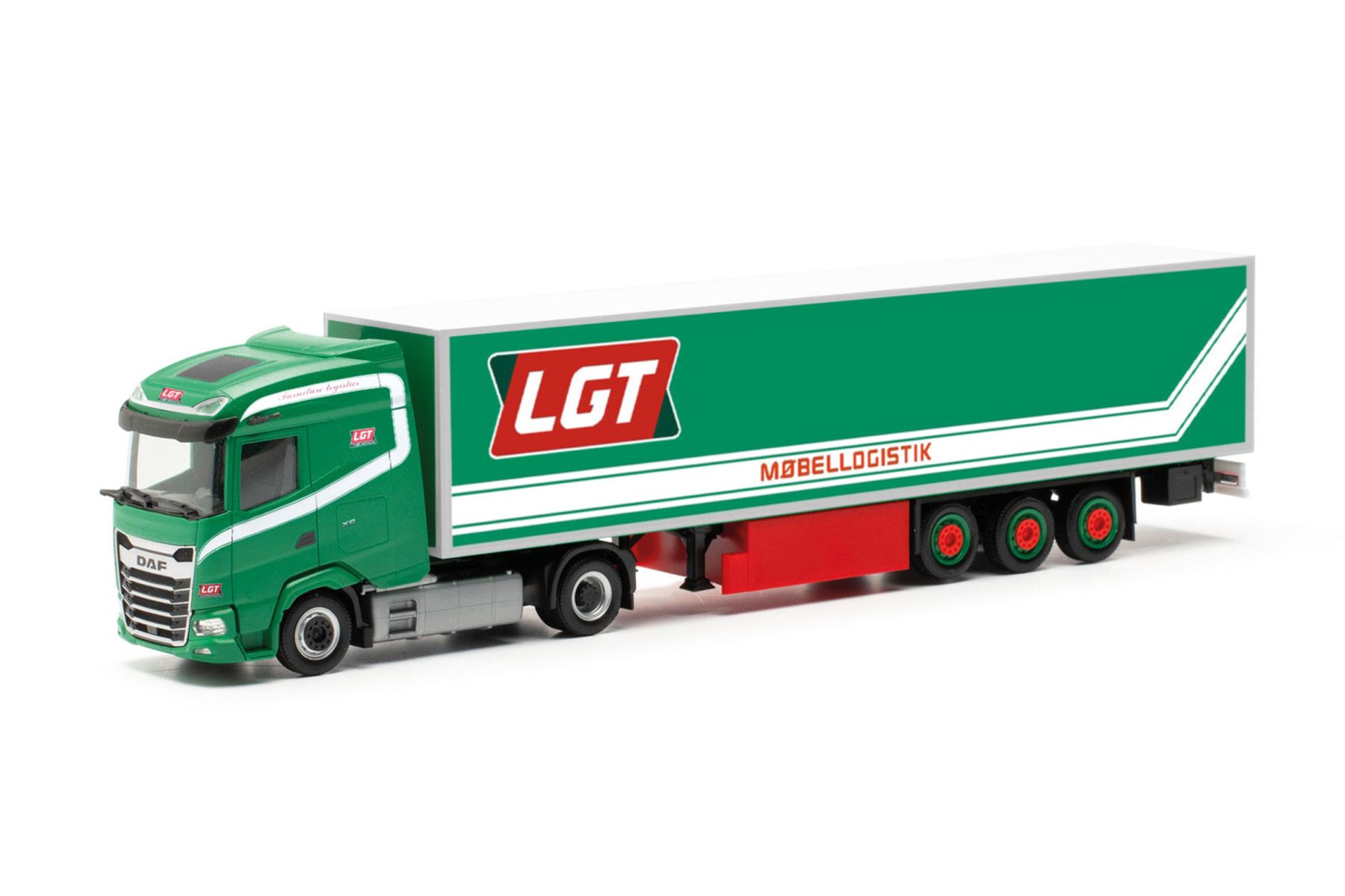 Herpa 317245 - DAF XG Koffer-Sattelzug "LGT Logistics AS"