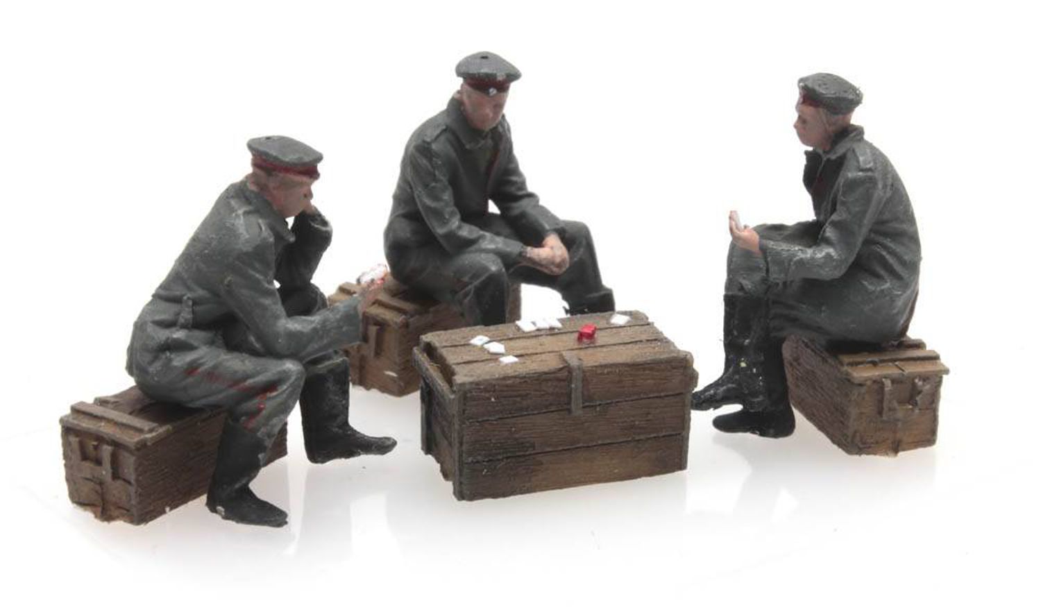 Artitec 387.356 - WW I, 3 Kartspielende deutsche Soldaten
