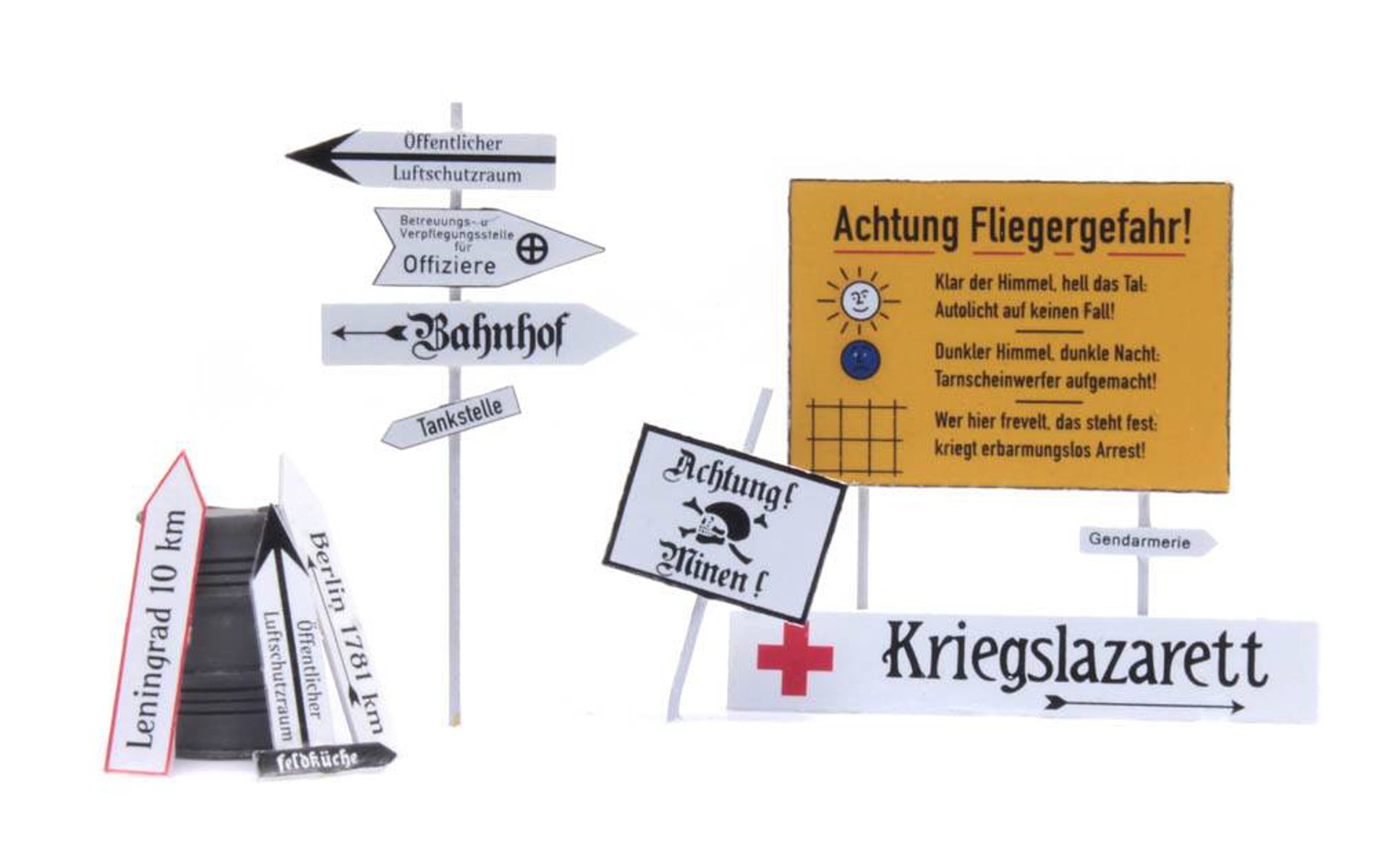 Artitec 387.354 - Deutsch Straßenschilder 1940-1945