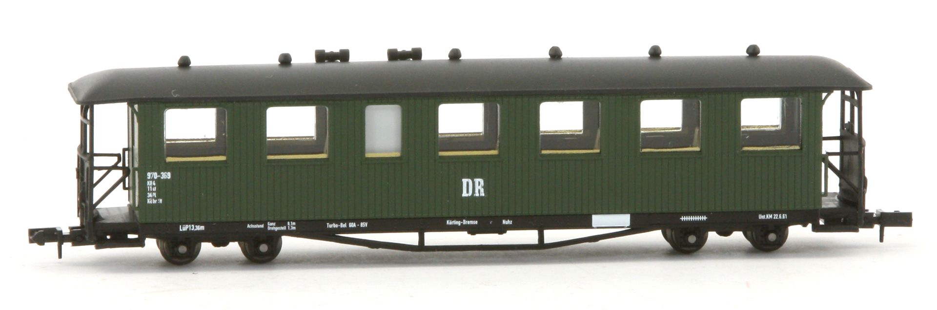 Karsei 29225 - Personenwagen 720, DR, Ep.III-IV, holzbeplankt, 1. BN