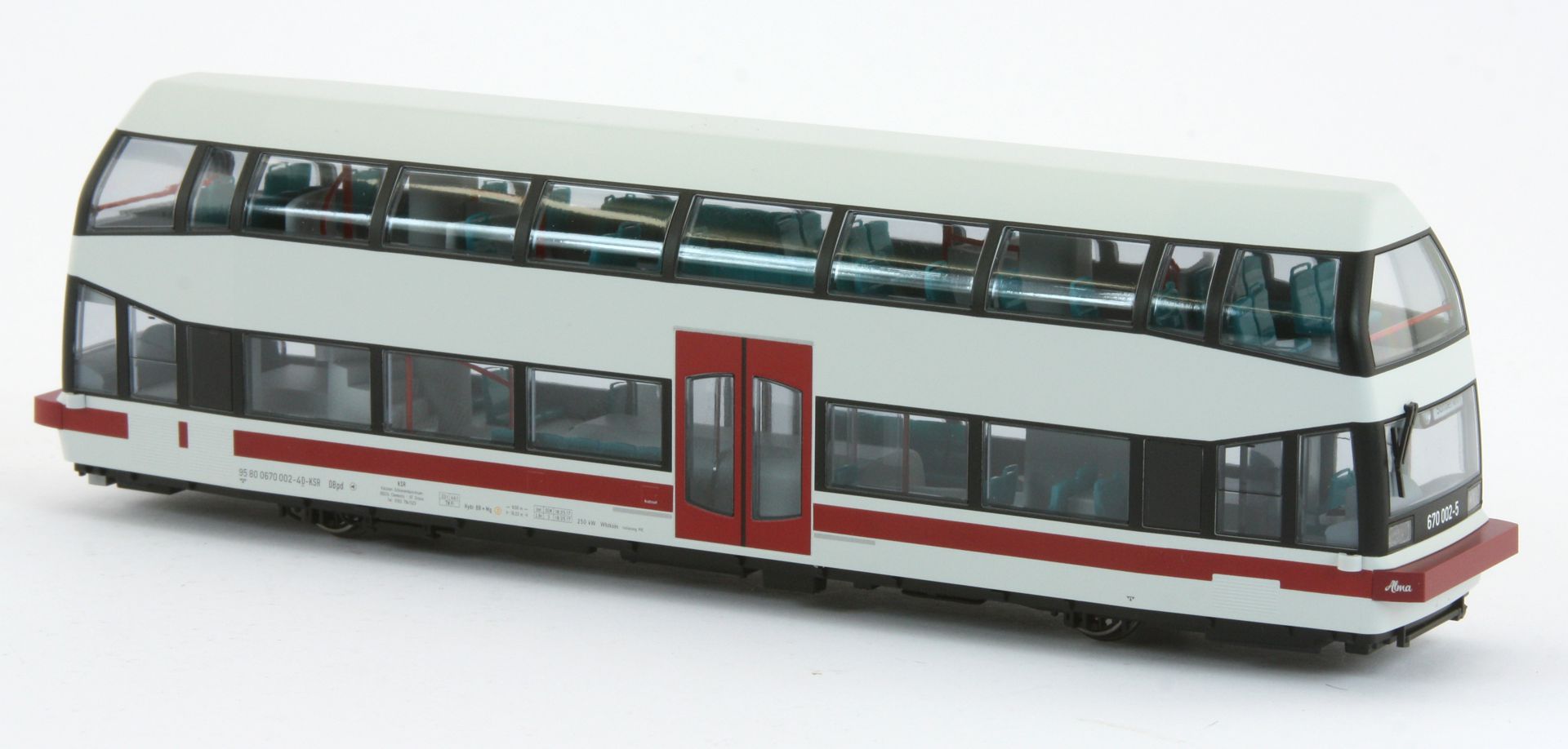 Kres 67020DS - Doppelstock-Schienenbus BR 670, Schienenbusreisen Köstner, Ep.V-VI, DC-Sound