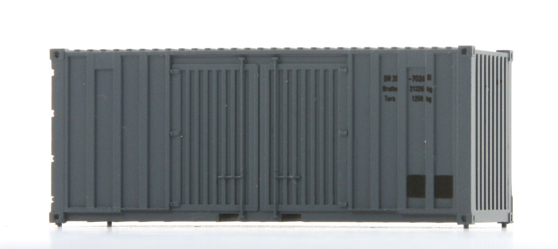 Hädl 711002-09 - 20 Fuß Postcontainer, grau, DR