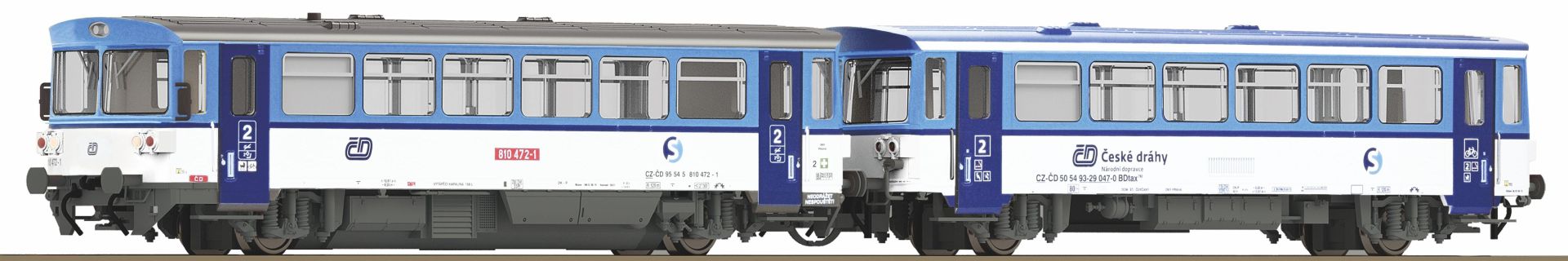 Roco 7780004 - Triebwagen 810 472-1 mit Beiwagen, CD, Ep.VI