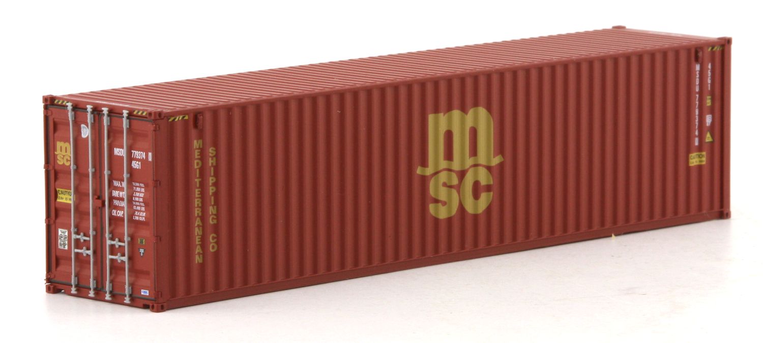 PT-Trains 840014.1 - Container 40' 'MSC', MSDU7793740