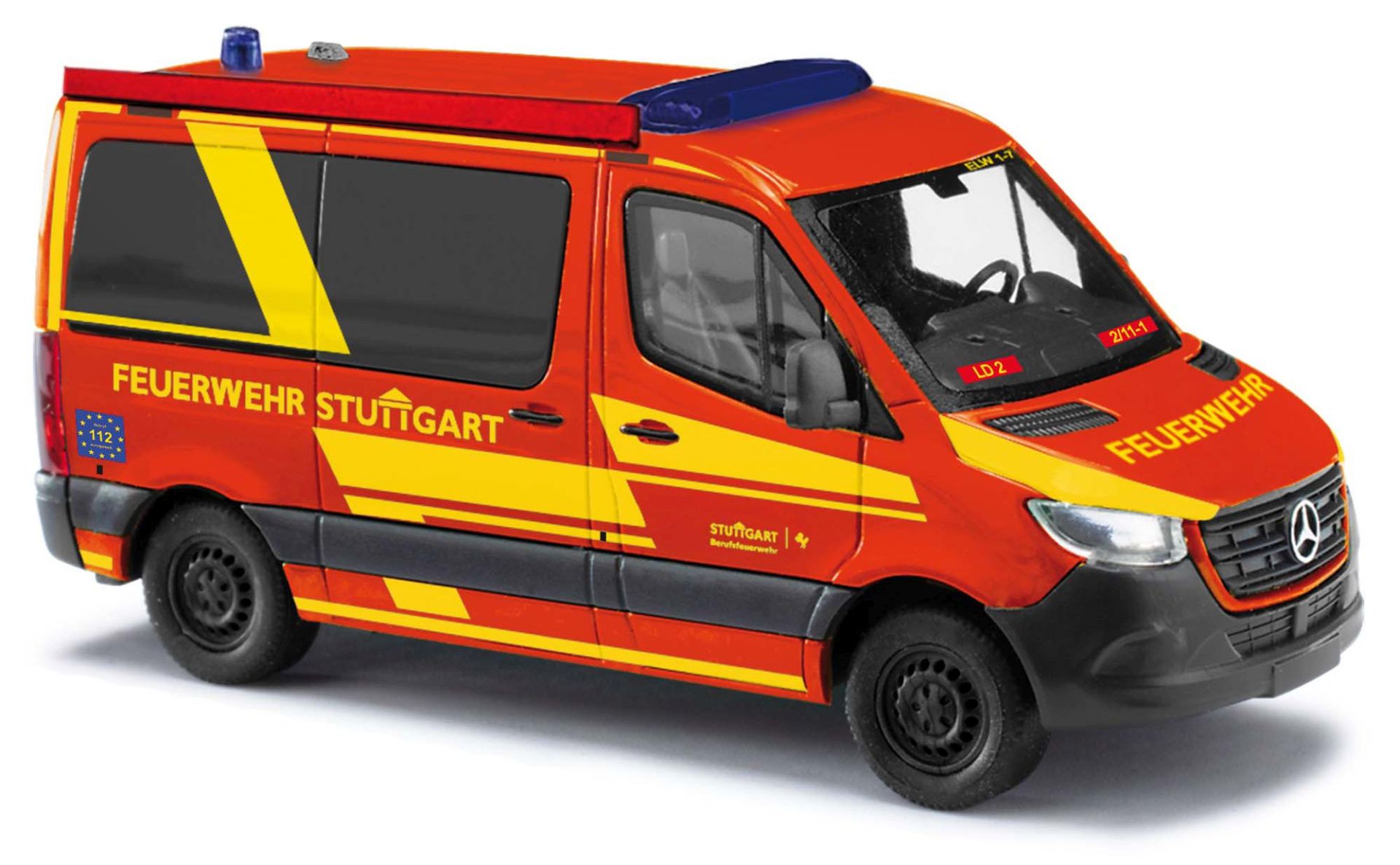 Busch 53466 - MB Sprinter kurzer Radstand, Feuerwehr Stuttgart