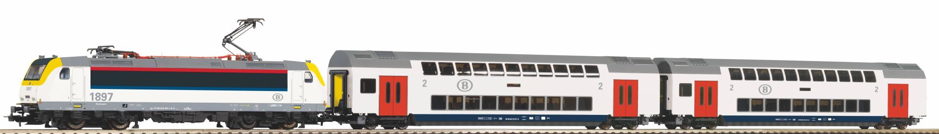 Piko 59108 - Digitales Startset mit PSCwlan, Personenzug, SNCB, Ep.VI