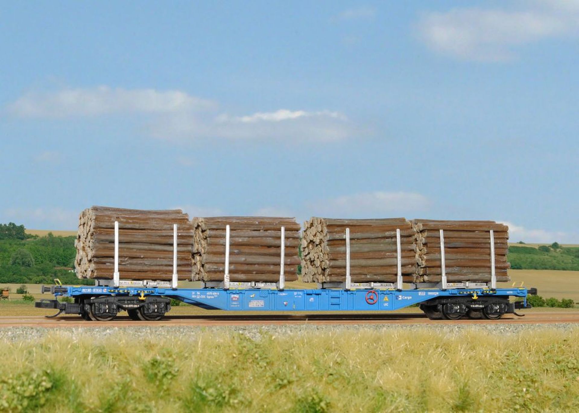 sdv-model 12123 - Containertragwagen Sgnss 55 mit RHP P22, CD-Cargo, Ep.VI, Bausatz
