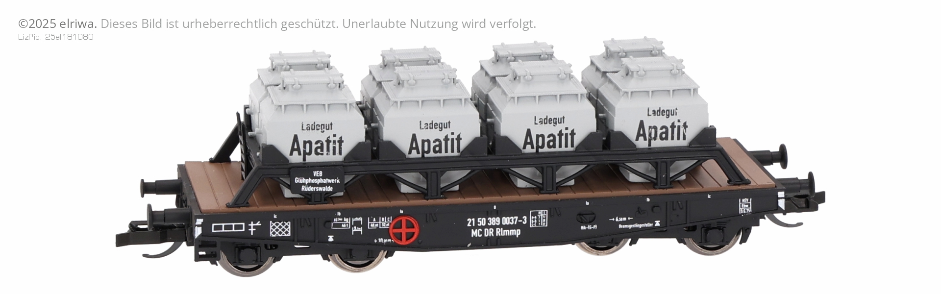 Karsei 23293 - Schwerlastwagen Rlmmp mit Kalkkübeln, DR, Ep.IV 'Apatit' Karsei 23293 - Schwerlastwagen Rlmmp mit Kalkkübeln, DR, Ep.IV 'Apatit'