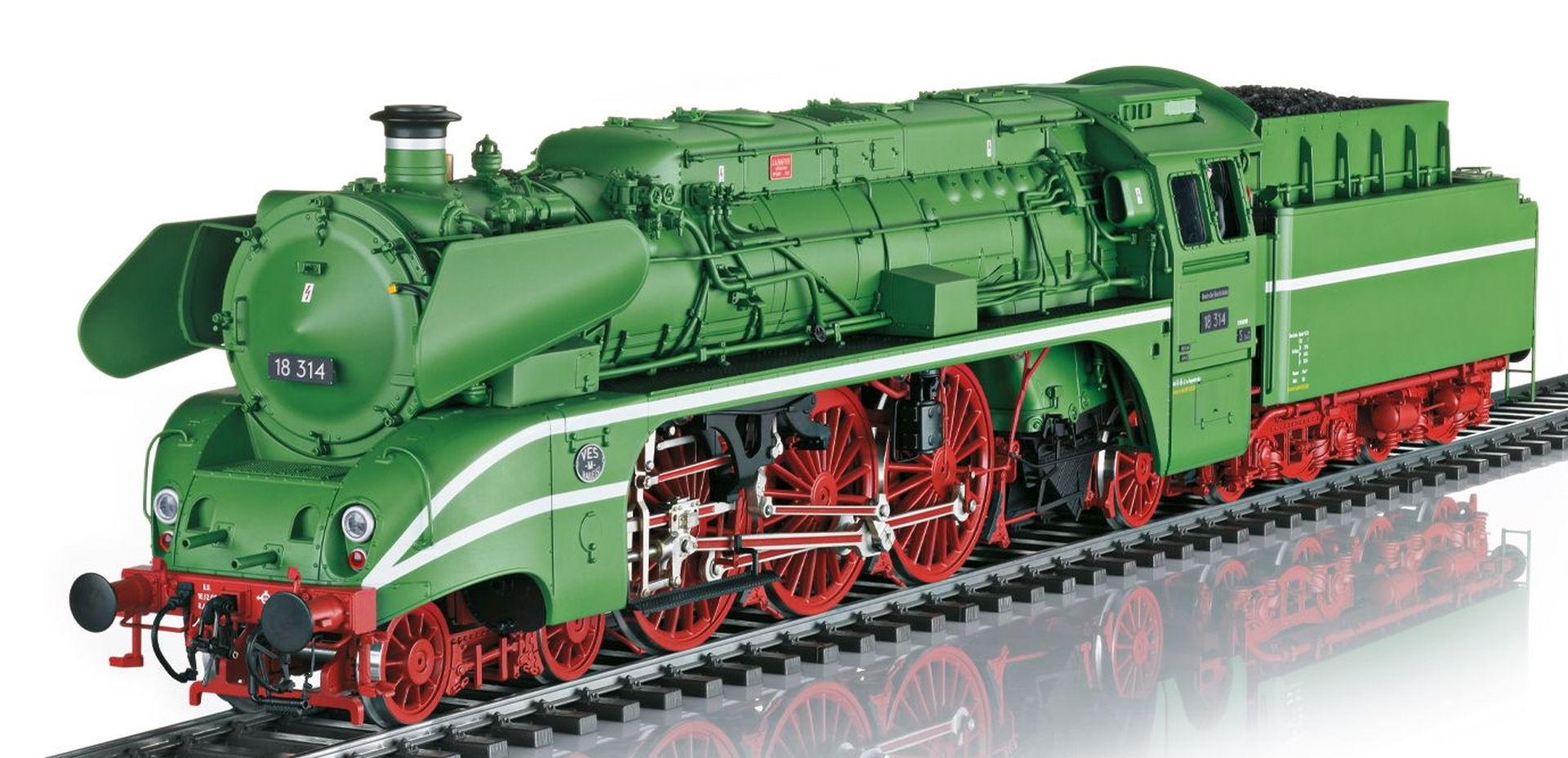 Märklin 55128 - Dampflok 18 314 Kohlefeuerung, DR, Ep.III, MFX-Sound