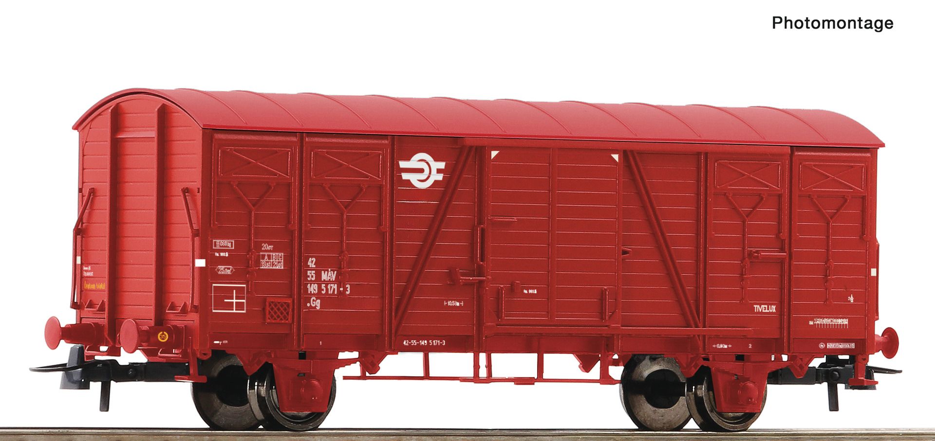 Roco 6600097 - Gedeckter Güterwagen Gg, MAV, Ep.IV