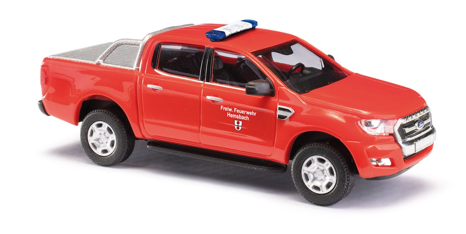 Busch 52812 - Ford Ranger 'Feuerwehr Hemsbach', 2016