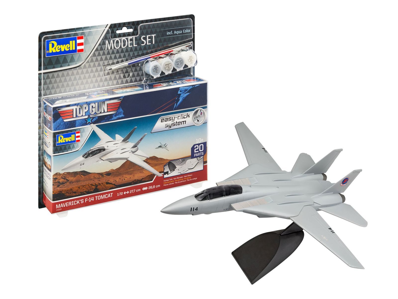 Revell 64966 - Model Set F-14 Tomcat "Top Gun" easy-click-system