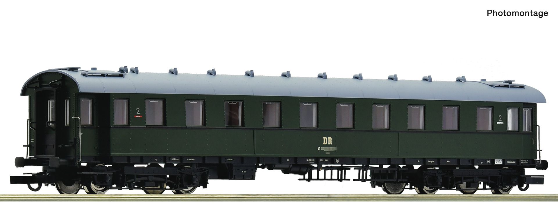 Roco 6200202 - Personenwagen Bauart 28 Bge, 2. Klasse, DR, Ep.IV