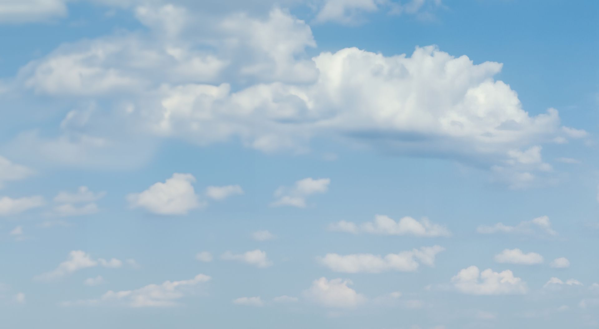 elriwa M4-H48-C - Hintergrundplatte aus PVC-Hartschaum 'Himmel mit Wolken', Höhe 48 cm, Bild C