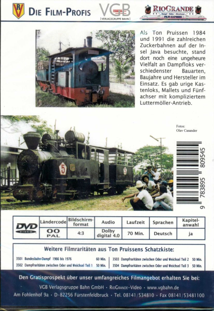 VGB 3505 - DVD - Süßer Dampf