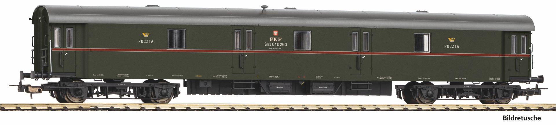Piko 53308 - Bahnpostwagen, PKP, Ep.III