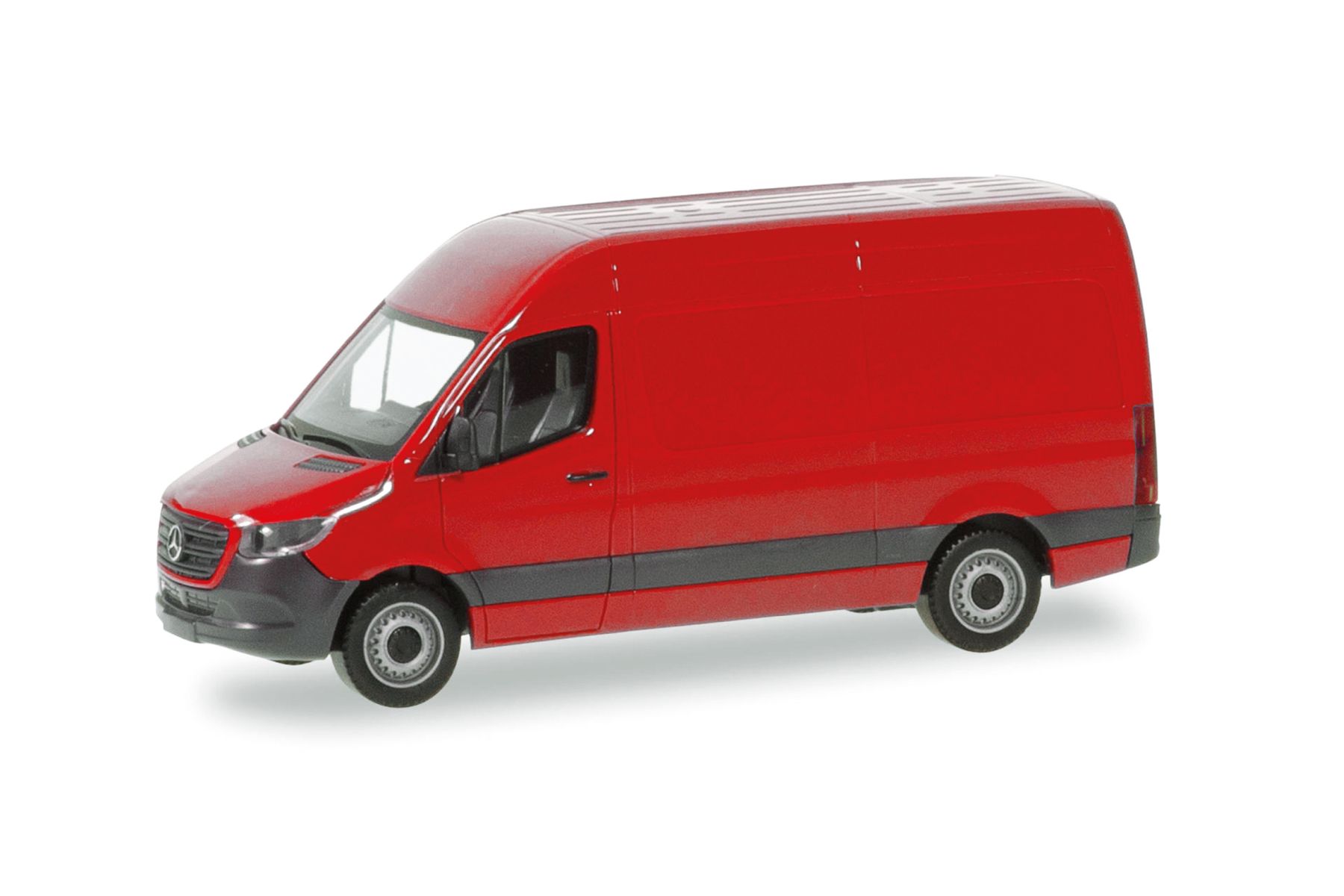 Herpa 093811-002 - Mercedes-Benz Sprinter '18 Kasten Hochdach, rot