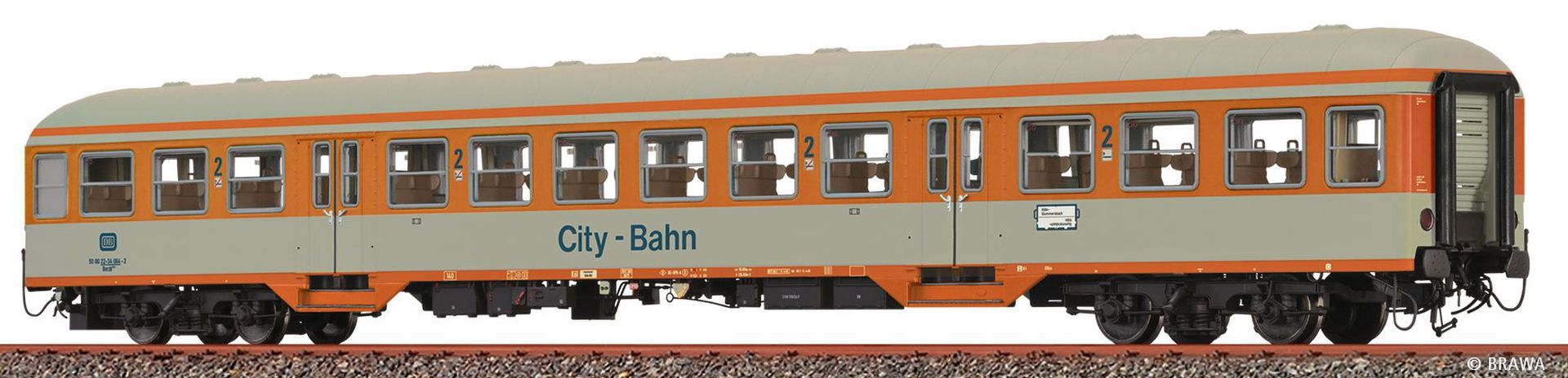 Brawa 46641 - Personenwagen Bnrzb 778.1 'City Bahn', DB, Ep.IV