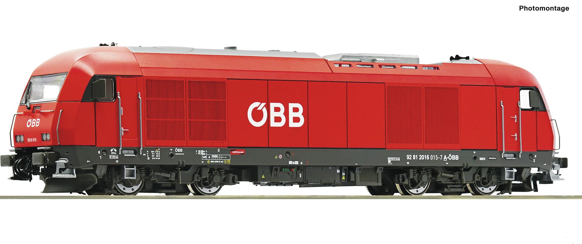 Roco 7310087 - Diesellok Rh 2016, 2016 015-7, ÖBB, Ep.VI, DC-Sound