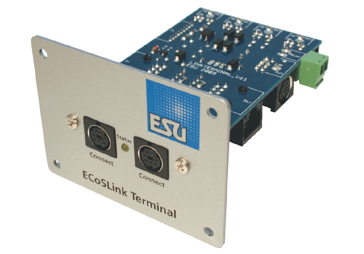 ESU 50099 - ECoSlink Terminal, Verteilermodul für ECoS, CS1, CS2, mit Kabel