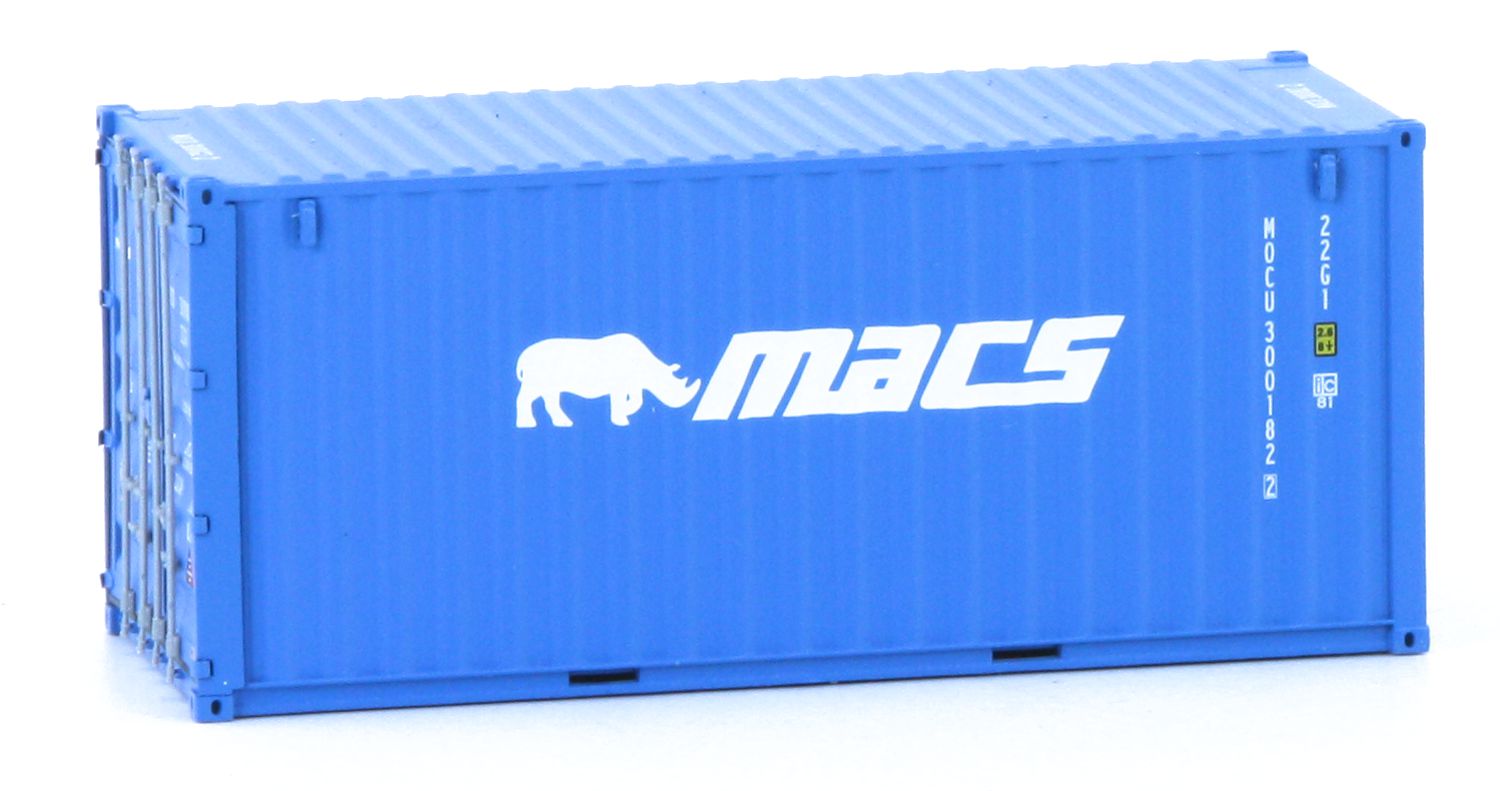 PT-Trains 820016 - Container 20' 'MACS, MOCU3001822