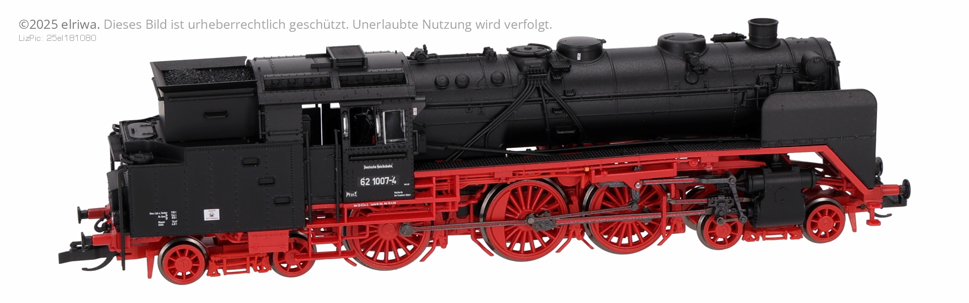 Piko 47142 - Dampflok BR 62, DR, Ep.IV
