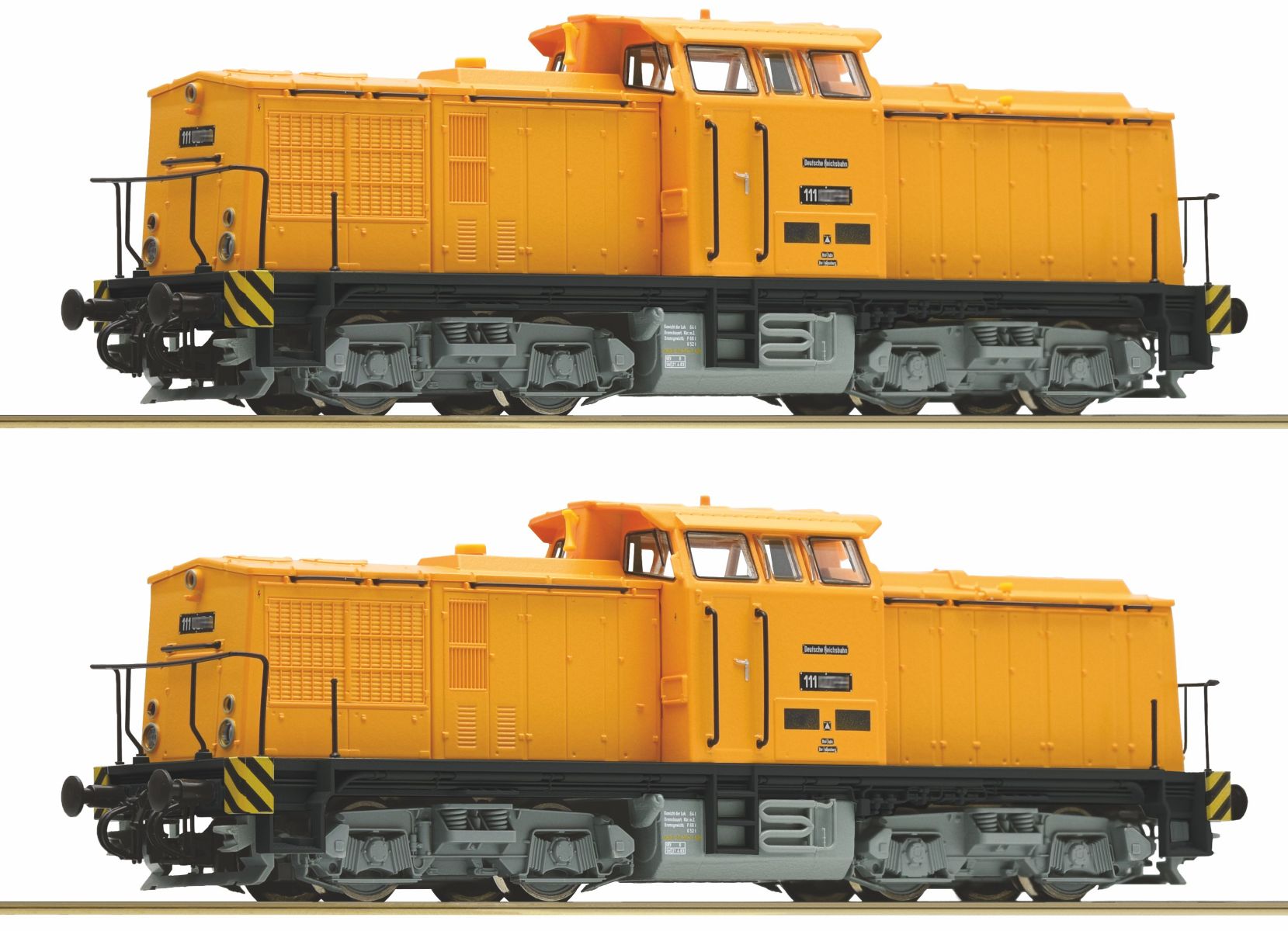 Roco 7380011 - 2er Set Dieselloks 111 018-8 und 111 019-6, DR, Ep.IV