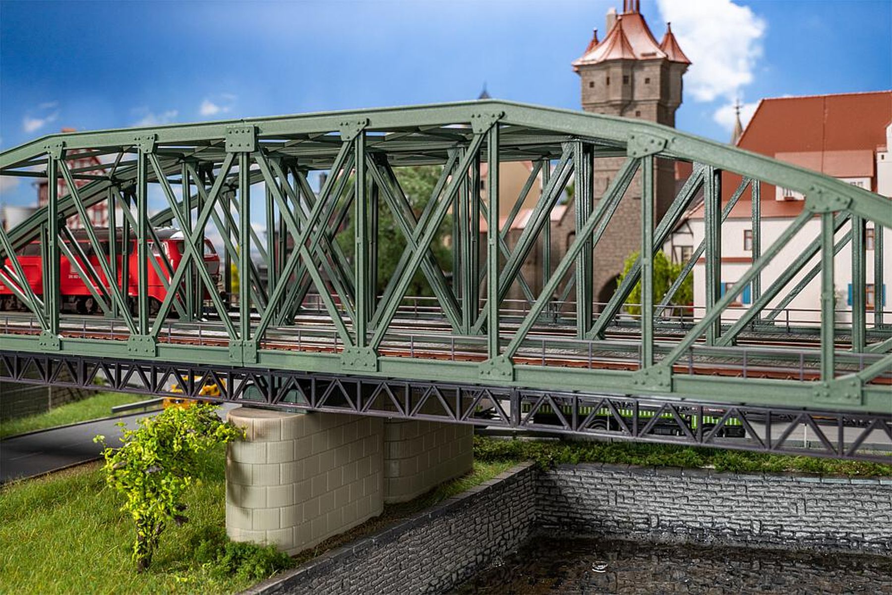 Faller 120507 - Bogenbrücke, 2-gleisig